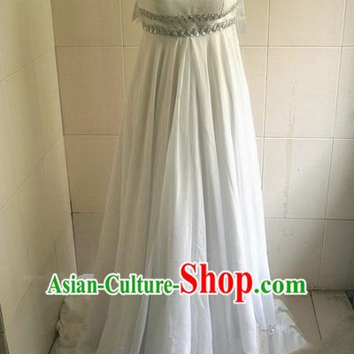 Traditional Ancient Chinese Imperial Consort Dance Costume, Elegant Hanfu Clothing Chinese Tang Dynasty Imperial Empress Cosplay Fairy Tailing Embroidered Clothing for Women
