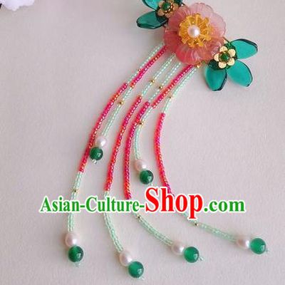 Traditional Handmade Chinese Ancient Princess Classical Accessories Jewellery Coloured Glaze Hair Sticks Hair Jewellery, Hair Fascinators Hairpins for Women