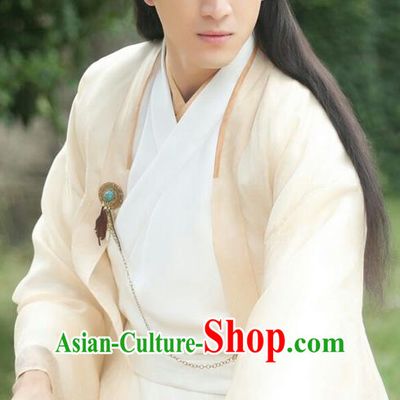 Traditional Ancient Chinese Imperial Prince Costume, Elegant Hanfu Palace Nobility Childe Robe, Chinese Han Dynasty Swordsman Clothing for Men