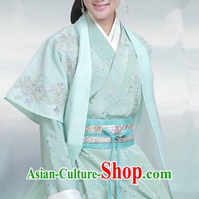 Traditional Ancient Chinese Imperial Princess Costume, Elegant Hanfu Palace Princess Dress Han Dynasty Imperial Young Lady Embroidered Clothing for Women
