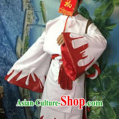 Traditional Ancient Chinese Classical Cartoon Character Uniform Cosplay Game Onmyoji Role Complete Set for Men