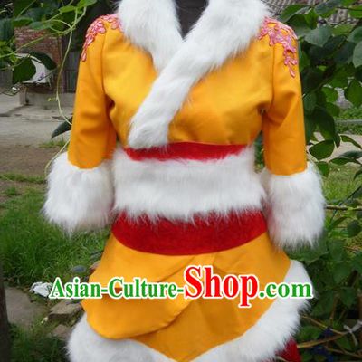 Traditional Ancient Chinese Classical Cartoon Character Uniform Cosplay Game Role Qin Dynasty Winter Costume Complete Set for Women