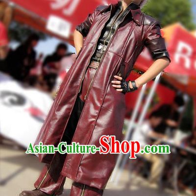 Classical Cartoon Character Swordsman Uniform Game Role Swordmen Costumes Complete Set for Men or Women