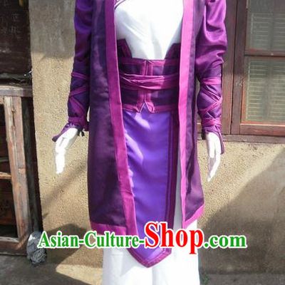 Traditional Ancient Chinese Classical Cartoon Character Nobility Childe Uniform Cosplay Game Role Han Dynasty Prince Swordmen Costume Complete Set for Men