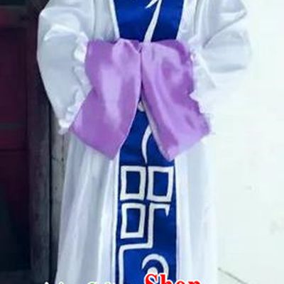 Traditional Ancient Chinese Classical Cartoon Character Uniform Cosplay Game Role Taoist Priest Costume and Headwear Complete Set for Men for Women