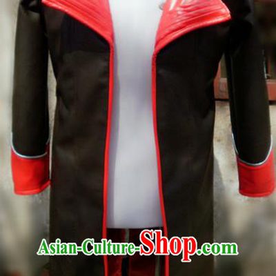 Japanese Classical Cartoon Character Swordsman Uniform Game Role Swordmen Costumes Complete Set for Men or Women
