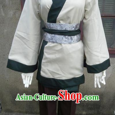 Traditional Ancient Chinese Classical Cartoon Character Uniform Cosplay Game Role Qin Dynasty Swordmen Costume Complete Set for Men