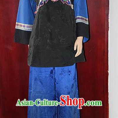 Chinese Folk Dance Ethnic Wear China Clothing Costume Ethnic Dresses Cultural Dances Costumes Complete Set for Women