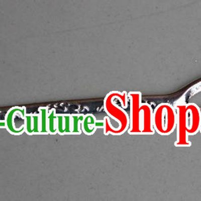 Traditional Chinese Ancient Miao Ethnic Minority Palace Hair Jewelry Accessories, Hmong Handmade Silver Hairpins, Miao Ethnic Jewelry Accessories Hair Claw for Women