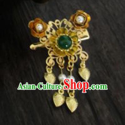 Traditional Handmade Chinese Ancient Classical Hair Accessories Barrettes Hairpin, Blueing Butterfly Hair Sticks Hair Jewellery, Hair Fascinators Hairpins for Women