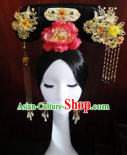 Chinese Ancient Style Hair Jewelry Accessories Hairpins Headwear Headdress Hair Fascinators for Women Chinese Ancient Style Hair Jewelry Accessories Hairpins Headwear Headdress Hair Fascinators for Women