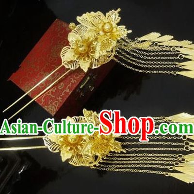 Traditional Handmade Chinese Ancient Classical Hair Accessories Barrettes Hairpin, Imperial Emperess Hair Jewellery, Hair Fascinators Hairpins for Women