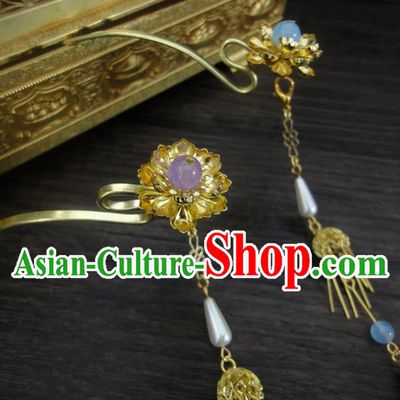 Traditional Handmade Chinese Ancient Classical Hair Accessories Barrettes Hairpin, Bride Hair Sticks Hair Jewellery, Hair Fascinators Hairpins for Women