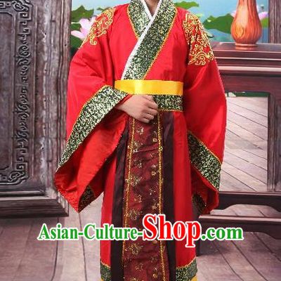 Traditional Ancient Chinese Imperial Emperor Costume, Chinese Han Dynasty Male Wedding Dress, Cosplay Chinese Imperial King Clothing Hanfu for Men