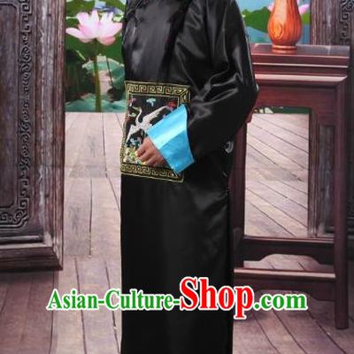 Traditional Ancient Chinese Imperial Minister Costume, Chinese Qing Dynasty Male Dress, Cosplay Chinese Eunuch Clothing for Men