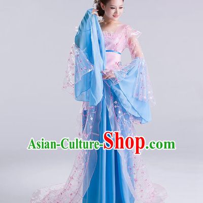 Traditional Ancient Chinese Imperial Emperess Costume, Chinese Wedding Dress, Cosplay Chinese Peri Imperial Princess Tailing Clothing Hanfu for Women