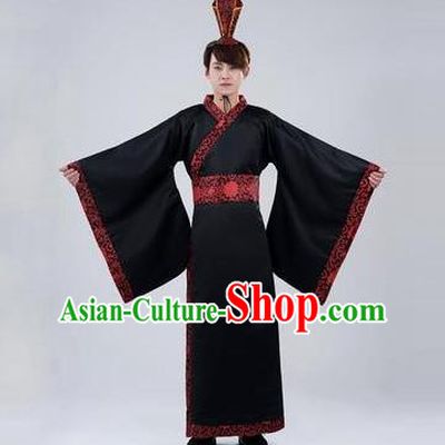 Traditional Ancient Chinese Imperial Emperor Costume, Chinese Han Dynasty Male Wedding Dress, Cosplay Chinese Imperial King Clothing Hanfu for Men