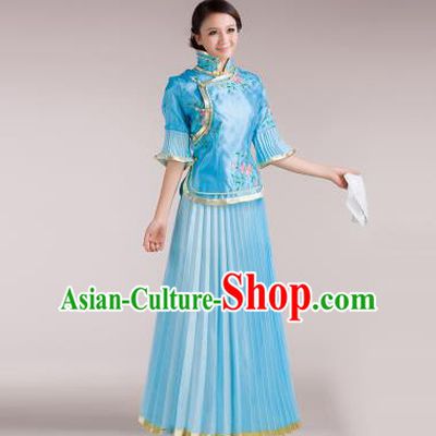 Traditional Ancient Chinese Imperial Emperess Costume, General Chai and Lady Balsam Costume, Chinese Qing Dynasty Republic of China Dress, Cosplay Chinese Peri Imperial Princess Clothing Hanfu for Women