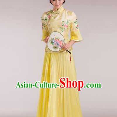 Traditional Ancient Chinese Imperial Emperess Costume, General Chai and Lady Balsam Costume, Chinese Qing Dynasty Republic of China Dress, Cosplay Chinese Peri Imperial Princess Clothing Hanfu for Women