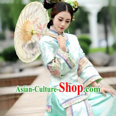 Traditional Ancient Chinese Imperial Emperess Costume, Chinese Qing Dynasty Lady Dress, Cosplay Chinese Peri Imperial Princess Clothing for Women