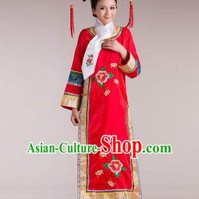 Traditional Ancient Chinese Imperial Emperess Costume, Chinese Qing Dynasty Lady Dress, Cosplay Chinese Man Nationality Peri Imperial Princess Clothing for Women