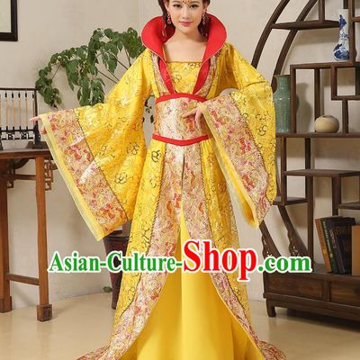 Traditional Ancient Chinese Imperial Emperess Costume, Chinese Wedding Dress, Cosplay Chinese Peri Imperial Princess Tailing Clothing Hanfu for Women