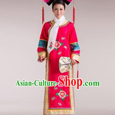 Traditional Ancient Chinese Imperial Emperess Costume, Chinese Qing Dynasty Lady Dress, Cosplay Chinese Man Nationality Peri Imperial Princess Clothing for Women