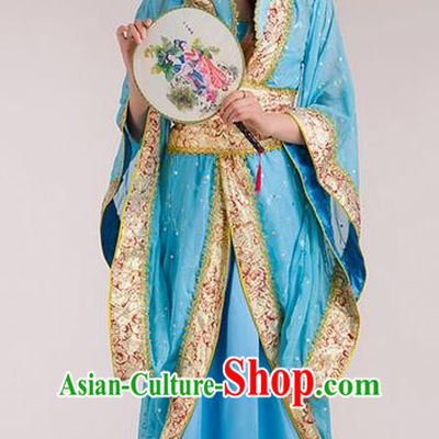 Traditional Ancient Chinese Imperial Emperess Costume, Chinese Tang Dynasty Wedding Dress, Cosplay Chinese Peri Imperial Princess Tailing Clothing Hanfu for Women