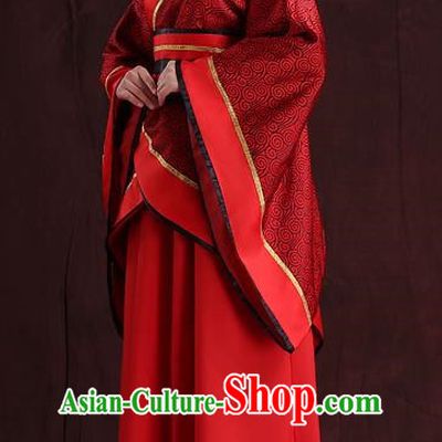 Traditional Ancient Chinese Imperial Emperess Costume, Chinese Han Dynasty Dance Dress, Cosplay Chinese Peri Imperial Princess Wedding Clothing Hanfu for Women