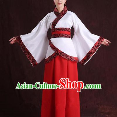 Traditional Ancient Chinese Imperial Emperess Costume, Chinese Han Dynasty Dance Dress, Cosplay Chinese Peri Imperial Princess Wedding Clothing Hanfu for Women