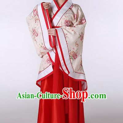 Traditional Ancient Chinese Imperial Emperess Costume, Chinese Han Dynasty Wedding Dress, Cosplay Chinese Peri Imperial Princess Clothing Hanfu for Women