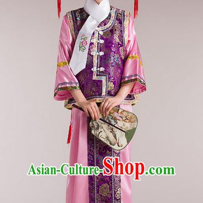 Traditional Ancient Chinese Imperial Emperess Costume, Chinese Qing Dynasty Lady Dress, Cosplay Chinese Peri Imperial Princess Clothing for Women