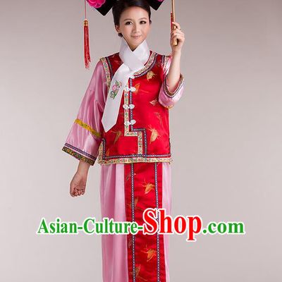 Traditional Ancient Chinese Imperial Emperess Costume, Chinese Qing Dynasty Lady Dress, Cosplay Chinese Peri Imperial Princess Clothing for Women