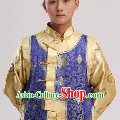 Traditional Ancient Chinese Imperial Emperor Costume, Chinese Qing Dynasty Male Wedding Dress, Cosplay Chinese Imperial Prince Clothing Hanfu for Men