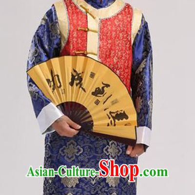 Traditional Ancient Chinese Imperial Emperor Costume, Chinese Qing Dynasty Male Wedding Dress, Cosplay Chinese Imperial Prince Clothing Hanfu for Men