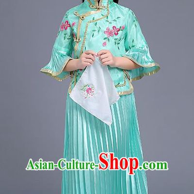 Traditional Ancient Chinese Imperial Emperess Costume, General Chai and Lady Balsam Costume, Chinese Qing Dynasty Republic of China Children Dress, Cosplay Chinese Peri Imperial Princess Clothing Hanfu for Kids