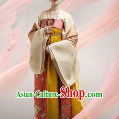 Traditional Ancient Chinese Imperial Emperess Costume, Chinese Tang Dynasty Wedding Dress, Cosplay Chinese Peri Imperial Princess Embroidered Clothing for Women