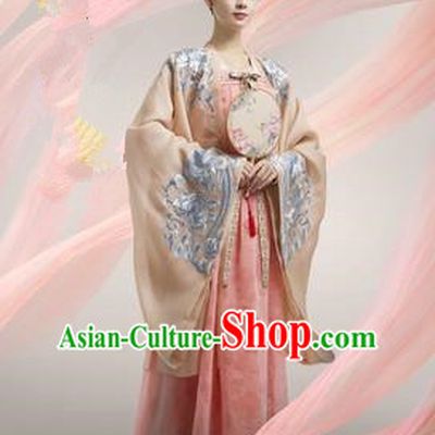 Traditional Ancient Chinese Imperial Emperess Costume, Chinese Tang Dynasty Wedding Dress, Cosplay Chinese Peri Imperial Princess Embroidered Clothing for Women