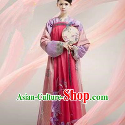 Traditional Ancient Chinese Imperial Emperess Costume, Chinese Tang Dynasty Wedding Dress, Cosplay Chinese Peri Imperial Princess Embroidered Clothing for Women