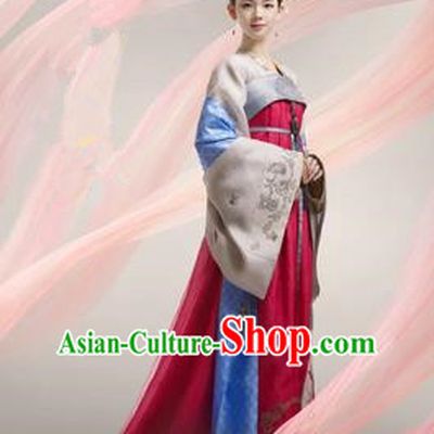 Traditional Ancient Chinese Imperial Emperess Costume, Chinese Tang Dynasty Wedding Dress, Cosplay Chinese Peri Imperial Princess Embroidered Clothing for Women