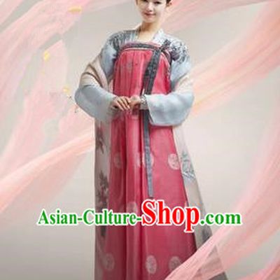 Traditional Ancient Chinese Imperial Emperess Costume, Chinese Tang Dynasty Wedding Dress, Cosplay Chinese Peri Imperial Princess Embroidered Clothing for Women