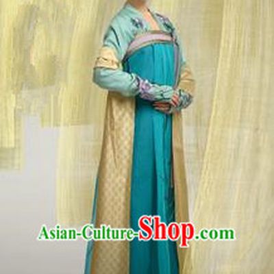 Traditional Ancient Chinese Imperial Emperess Costume, Chinese Tang Dynasty Wedding Dress, Cosplay Chinese Peri Imperial Princess Embroidered Clothing for Women