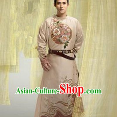 Traditional Ancient Chinese Imperial Emperor Costume, Chinese Tang Dynasty King Dress, Cosplay Chinese Imperial Majesty Embroidered Clothing for Men