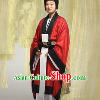 Traditional Ancient Chinese Imperial Eunuch Costume, Chinese Tang Dynasty Minister Clothing for Men