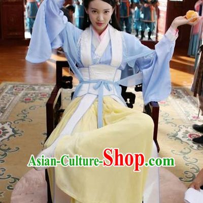 Traditional Ancient Chinese Imperial Emperess Costume, Chinese Han Dynasty Dress, Cosplay Chinese Peri Imperial Princess Embroidered Clothing Hanfu for Women
