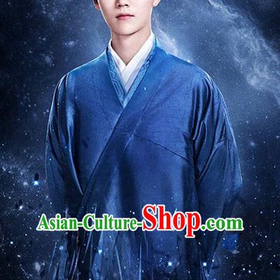 Traditional Ancient Chinese Male Costume, Chinese Han Dynasty Livehand Dress, Chinese Swordsman Clothing for Men