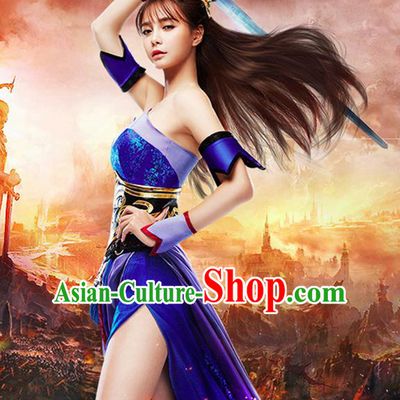 Traditional Ancient Chinese Imperial Emperess Costume, Chinese Tang Dynasty Wedding Dress, Cosplay Game Characters Swordsman Chinese Peri Imperial Princess Embroidered Clothing for Women