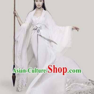 Traditional Ancient Chinese Imperial Emperess Costume, Chinese Tang Dynasty Wedding Dress, Cosplay Game Characters Chinese Peri Imperial Princess Embroidered Clothing for Women