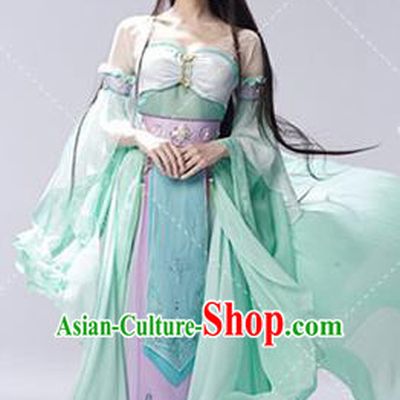 Traditional Ancient Chinese Imperial Emperess Costume, Chinese Tang Dynasty Dress, Cosplay Game Characters Chinese Peri Imperial Princess Embroidered Clothing for Women