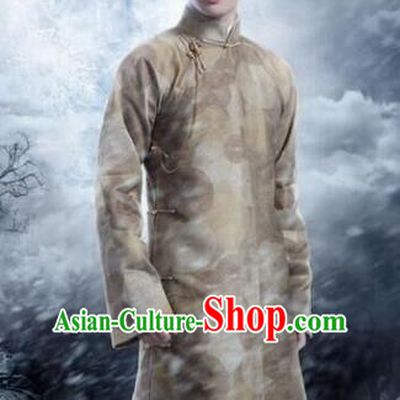 Traditional Ancient Chinese Republic of China Gown Robes Qing Dynasty Minguo Costumes for Men